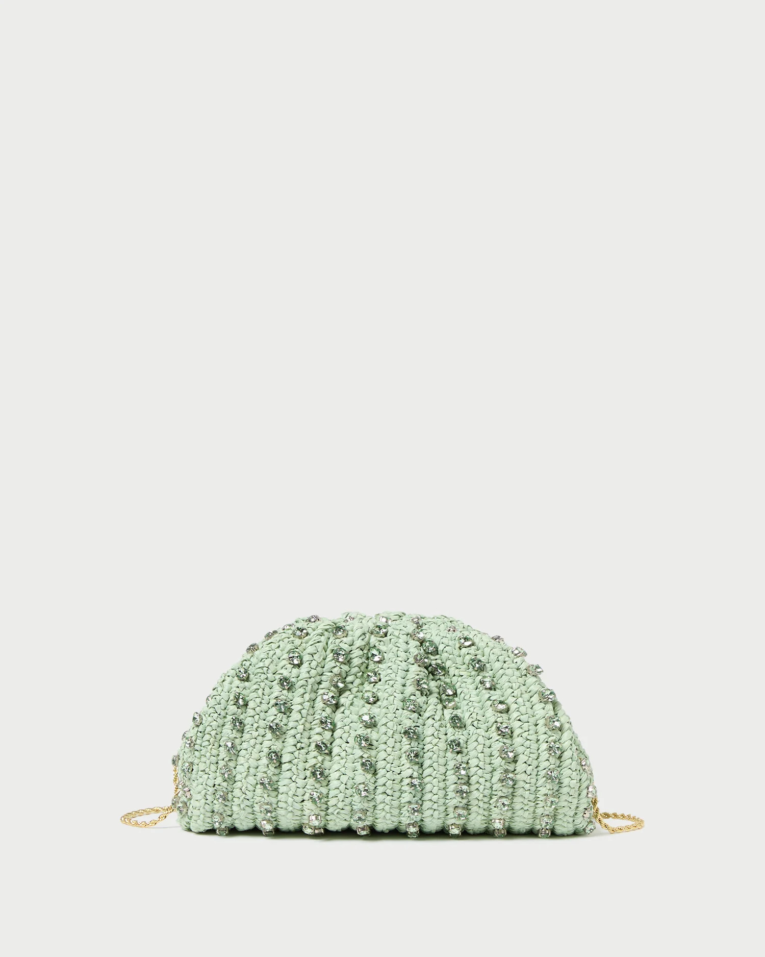 Bailey Blush/Crystal Dome Clutch | Loeffler Randall