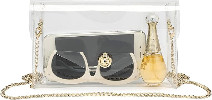 Amazon.com: Vorspack Clear Purse Gift for Women Stadium Approved Clear Crossbody Bag Cute for Spo... | Amazon (US)