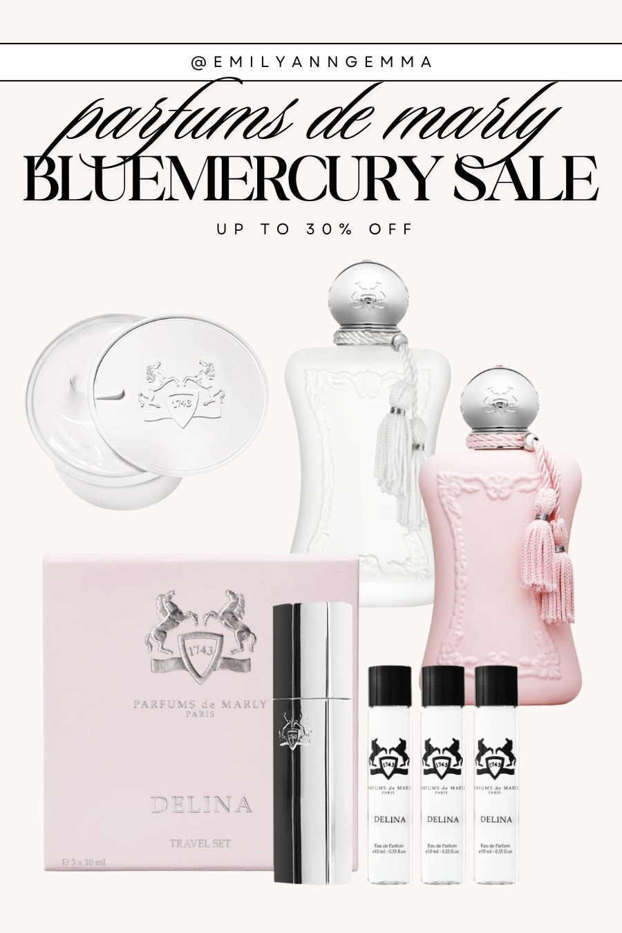 Parfums de Marly at Bluemercury is up to 30% off ! All the best perfume and rich body cream I’ve been raving about 💖

#LTKBeauty #LTKSaleAlert