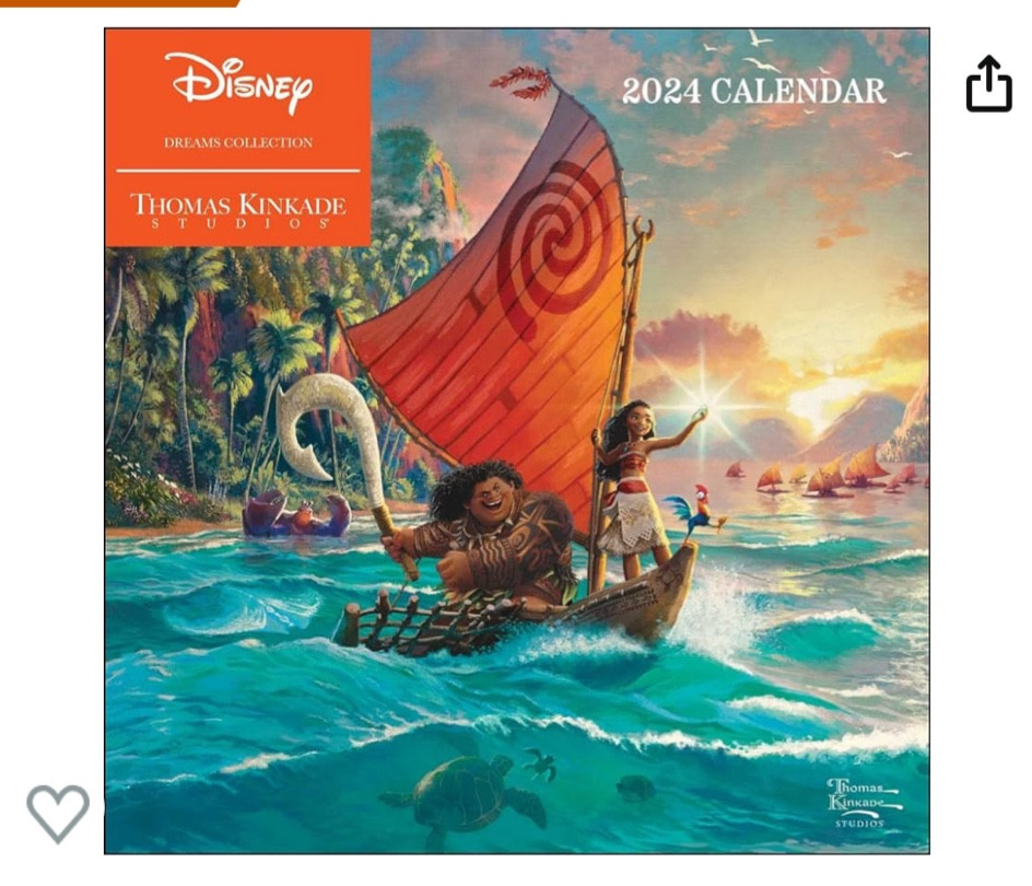 Disney Thomas Kinkade 2024 calendar 

#LTKhome #LTKsalealert #LTKCyberWeek