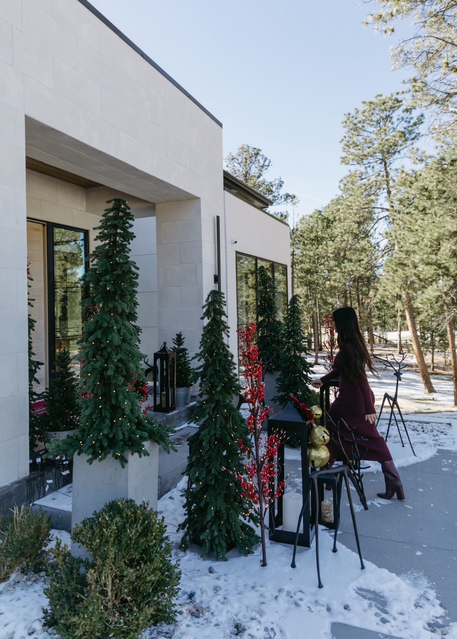 I am so happy with how the Christmas front porch turned out this year. The pops of red and staggered heights and dimension. Love it! Linking everything I used to create this look.

#LTKHoliday #LTKSeasonal #LTKHome