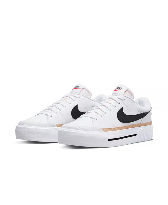 Nike Women's Court Legacy Lift Platform Casual Sneakers from Finish Line - Macy's | Macys (US)