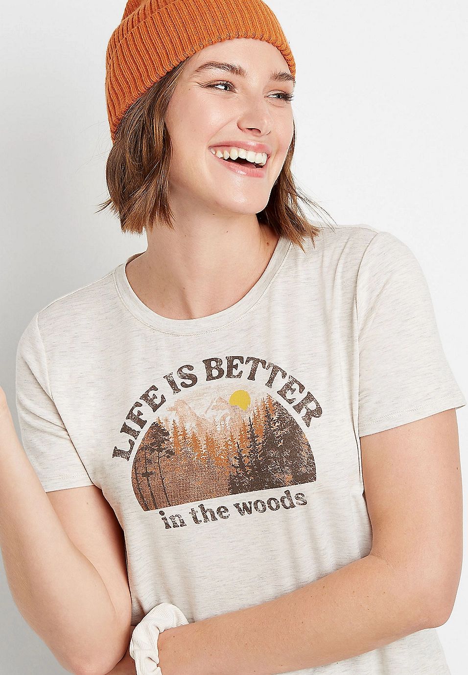 Oatmeal Better In The Woods Graphic Tee | Maurices