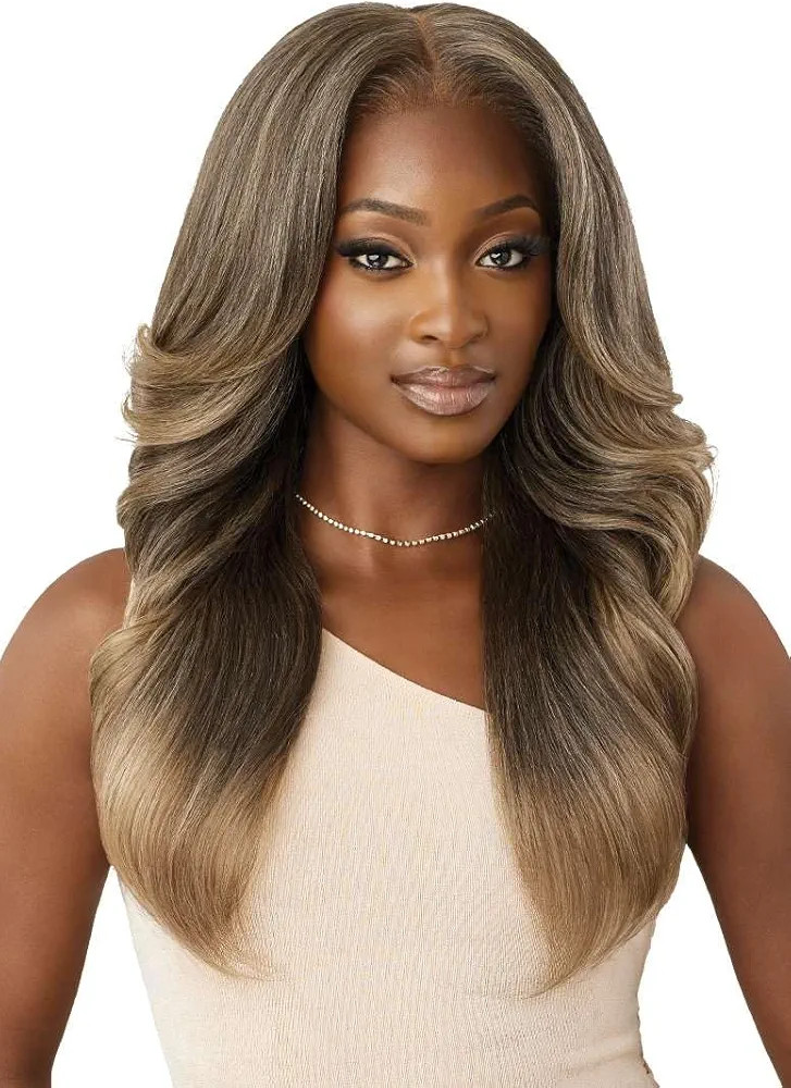 Outre Lace Front Wig - Perfect Hair Line 13X6 - Tayon (DARK BROWN 2) | Amazon (US)