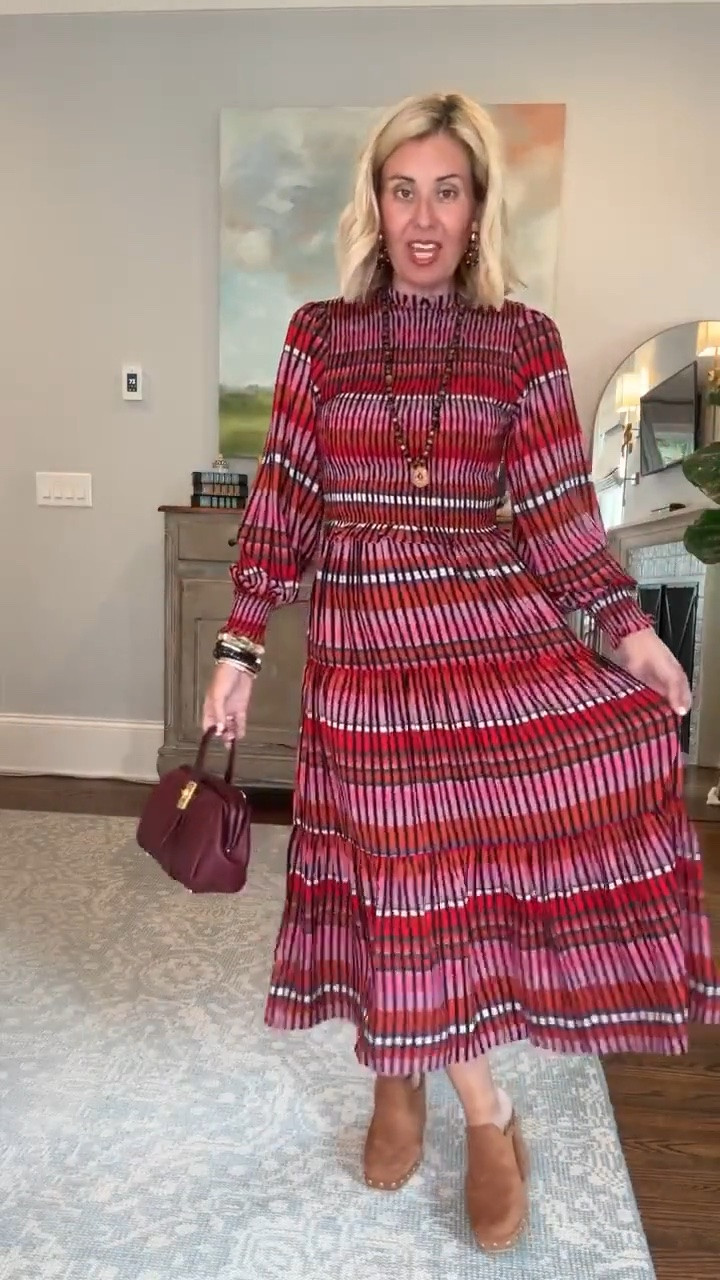Are you kidding me with this one?! Yall will be seeing me in this all season long! 
Dress - small
Clogs - 8 tts 

*code mixandmatch15 at Avara for 15% off 1st order

#LTKdayinmylife #LTKmomlife #LTKSeasonal