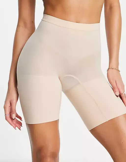 Spanx power short in beige curated on LTK