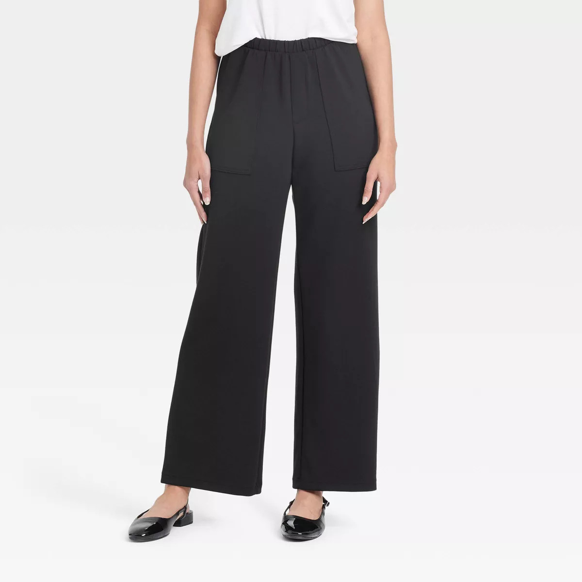 Women's Mid-Rise Sandwash Pull-On Knit Leisure Utility Pants - A New Day™ | Target