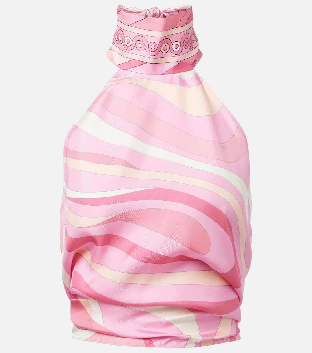 Iride halterneck silk top | Mytheresa (US/CA)