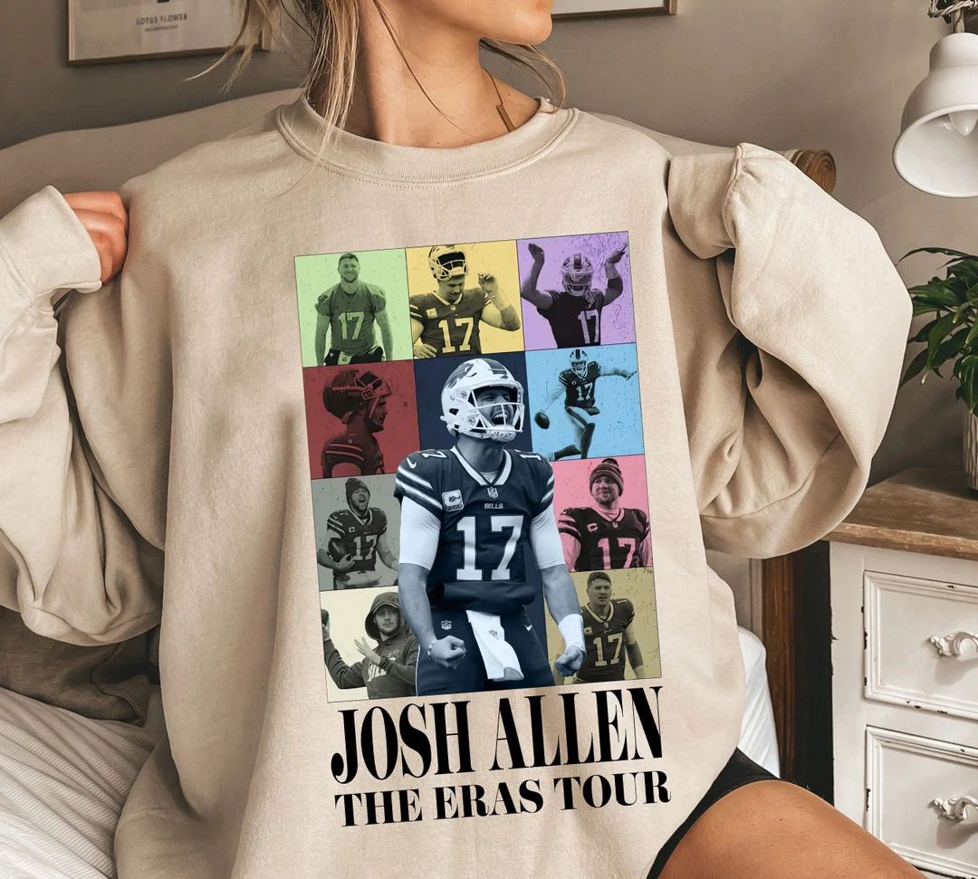 Josh Allen the Eras Tour Sweatshirt Josh Allen T-shirt - Etsy | Etsy (US)