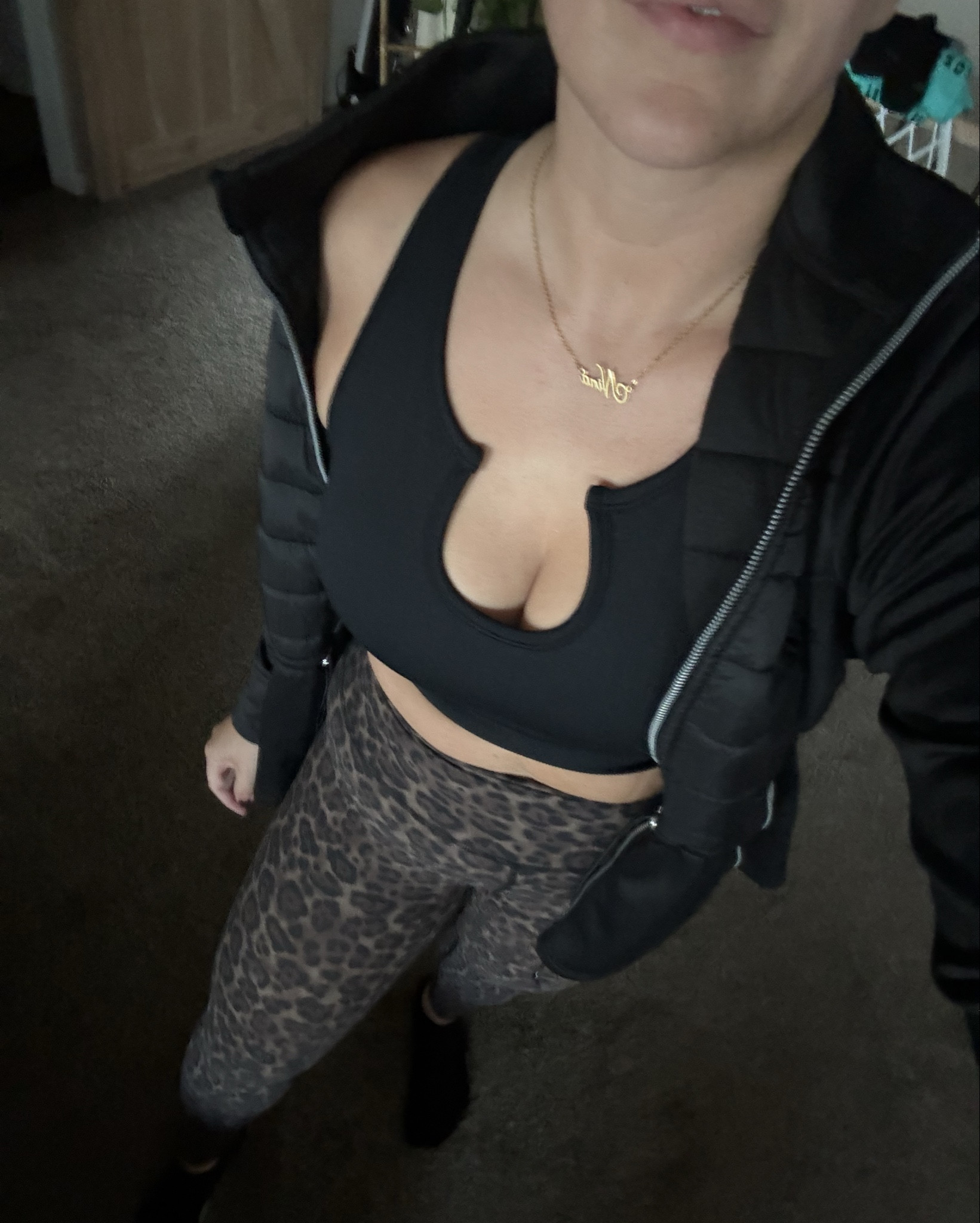 What I wore to workout today then never took it off. Leggings size M but they’re not worth it IMO, they’re soft and stretchy and not see through BUT they roll and are not for running. Top is L. 

#LTKActive #LTKMidsize #LTKFitness