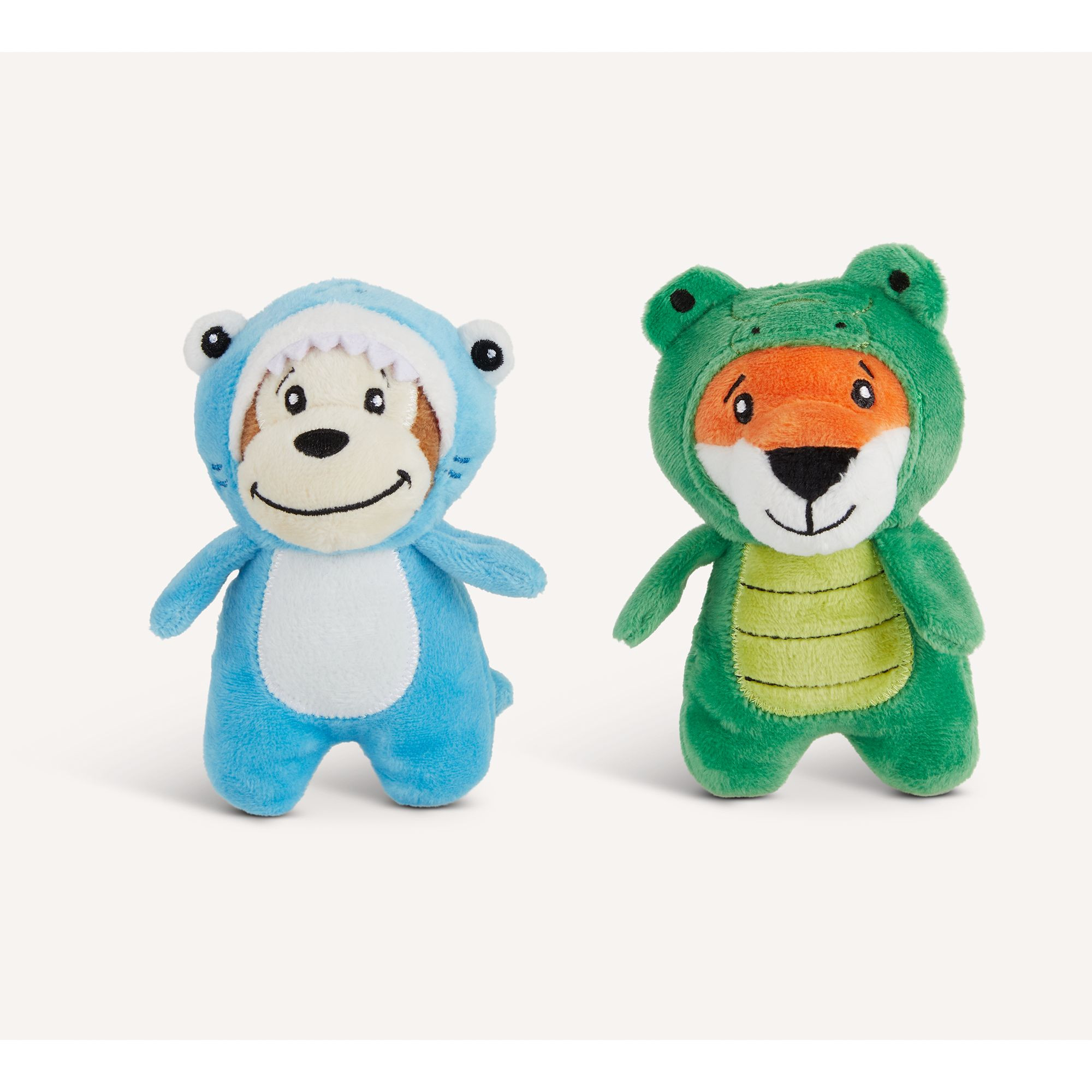 Joyhound® Crazy Comfy Plush Crocodile & Monkey Dog Toy - 2 Pack, Squeaker | PetSmart
