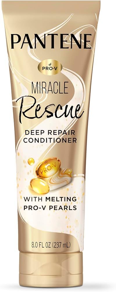 Pantene Miracle Rescue Deep Conditioner for Dry Damaged Hair with Melting Pro-V Pearls, Hair Trea... | Amazon (US)