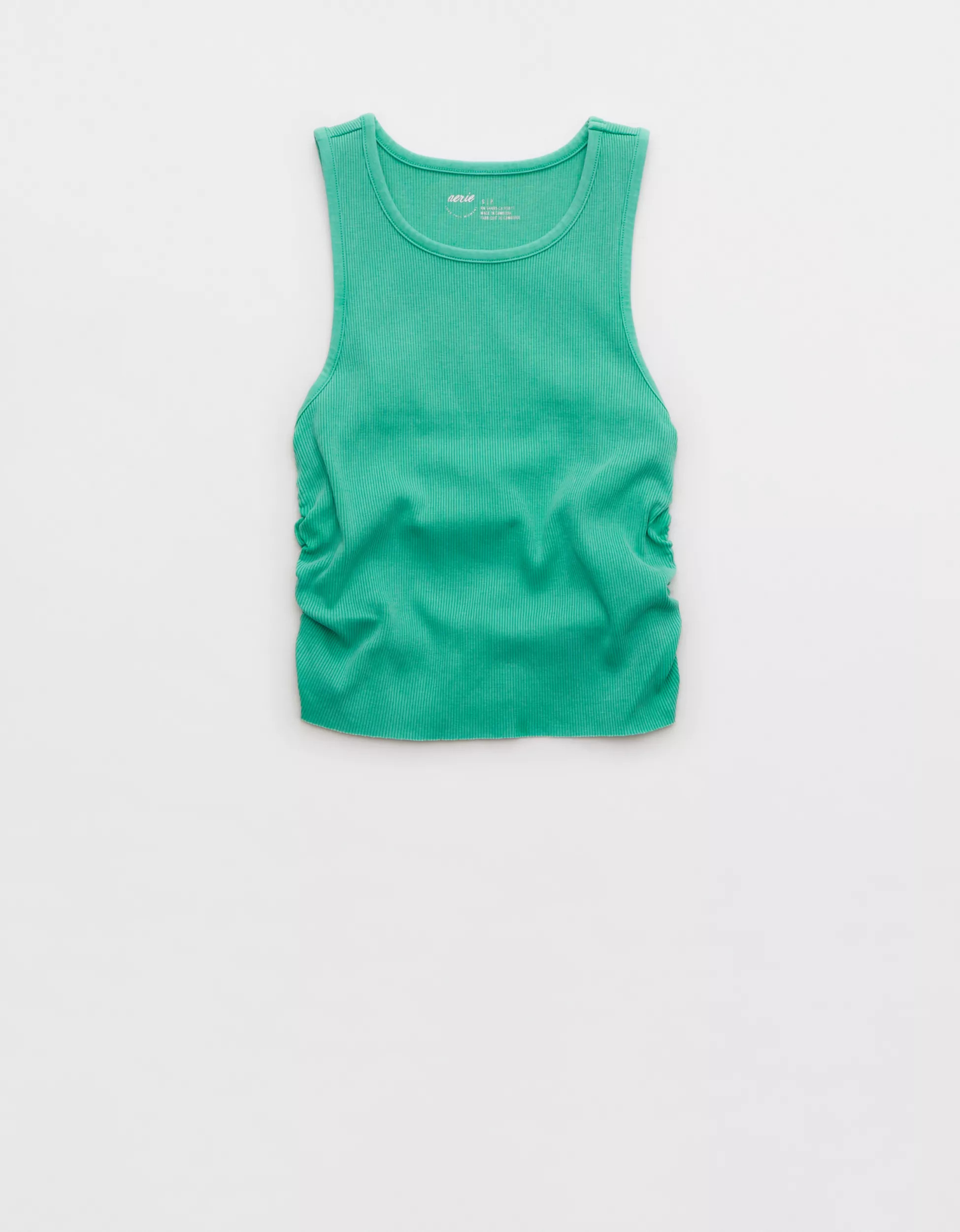 Aerie Rouchy Rib Tank Top | Aerie
