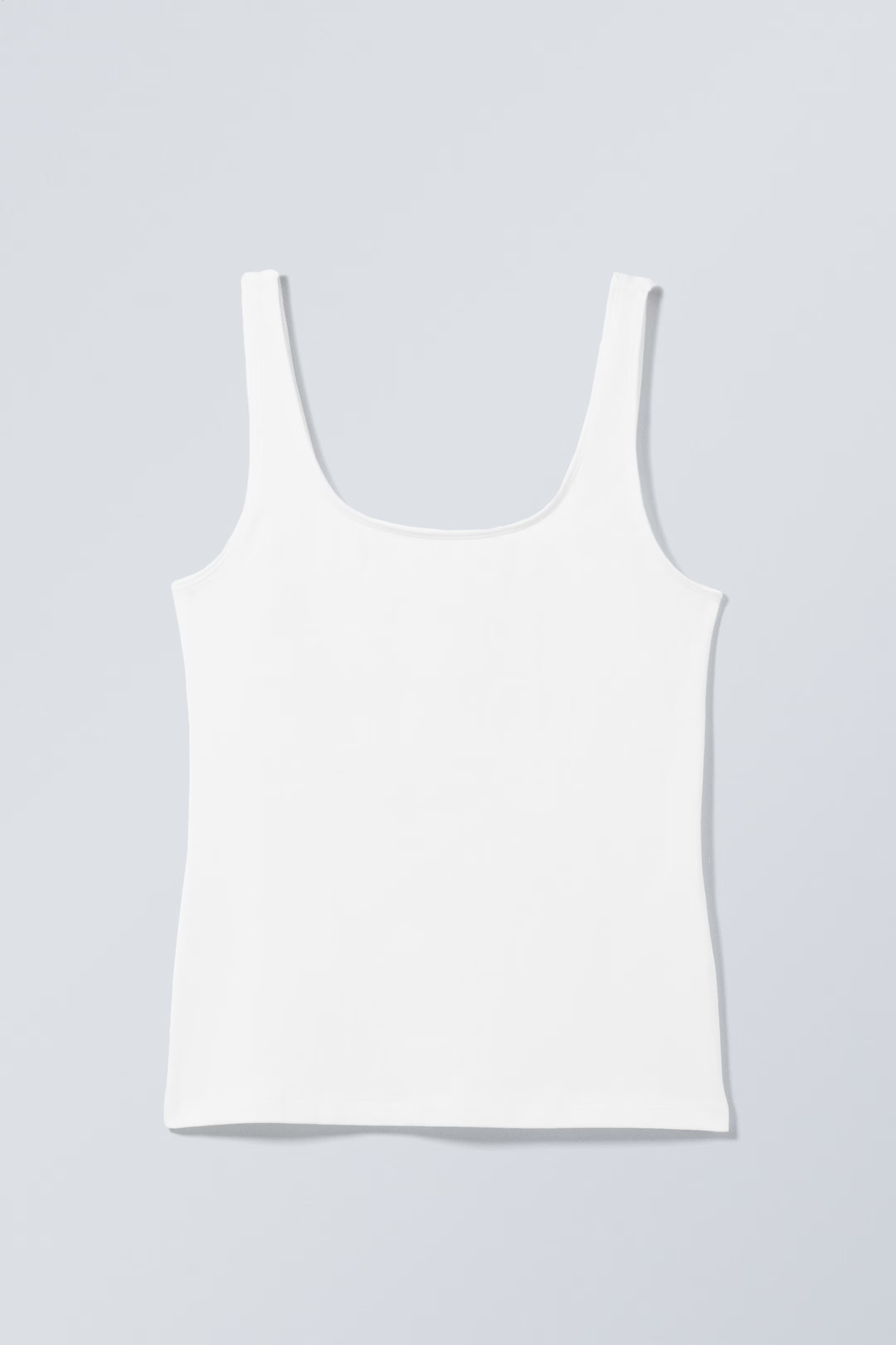 Fitted Square Neck Tank Top | Weekday
