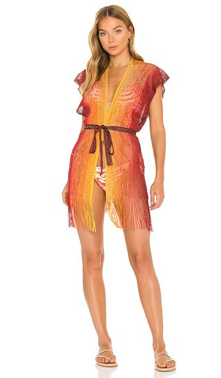 Short Caftan in Sunshine Addict | Revolve Clothing (Global)