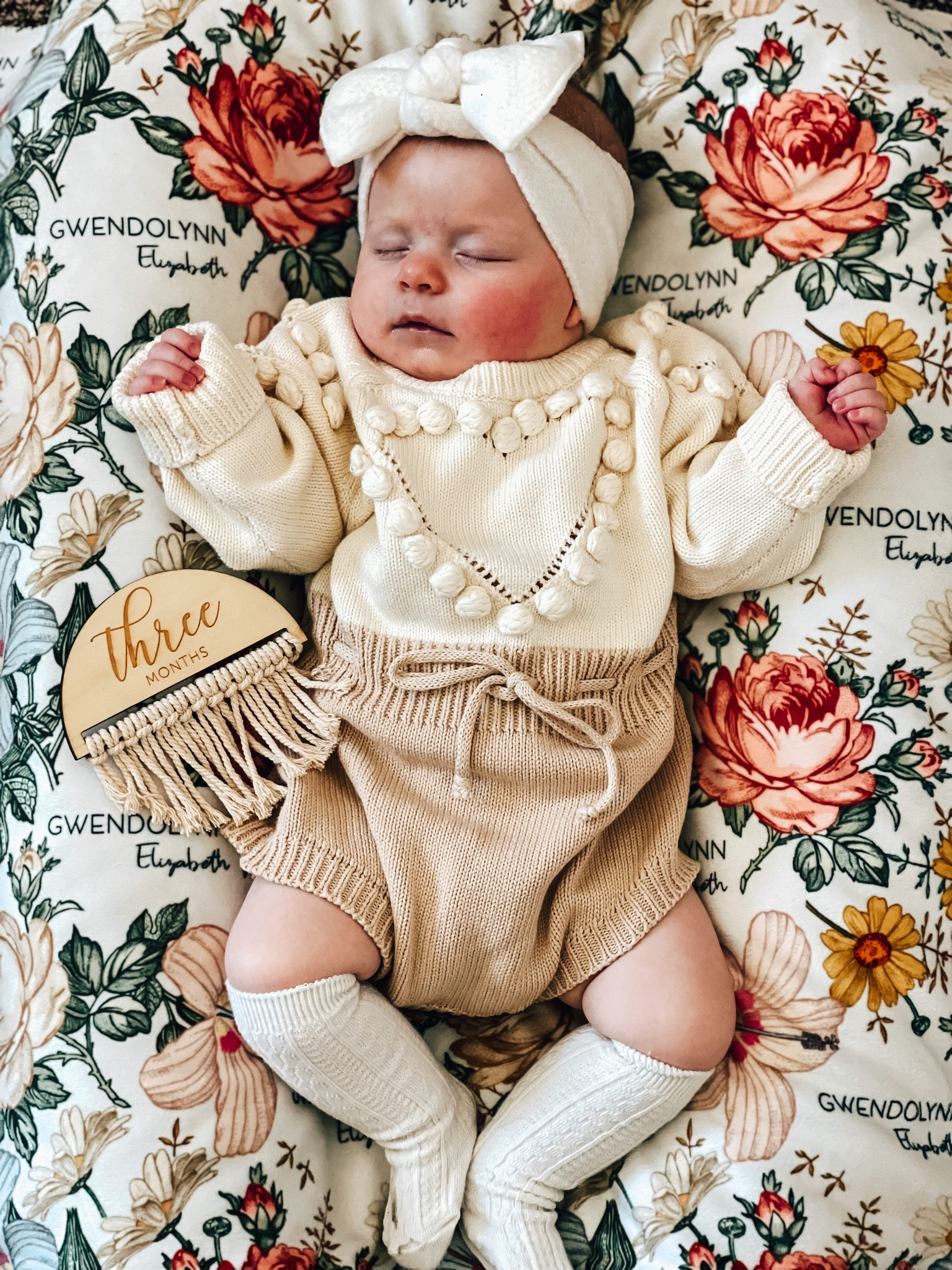 3month milestone photo
Baby girl Valentine’s outfit

#LTKbaby