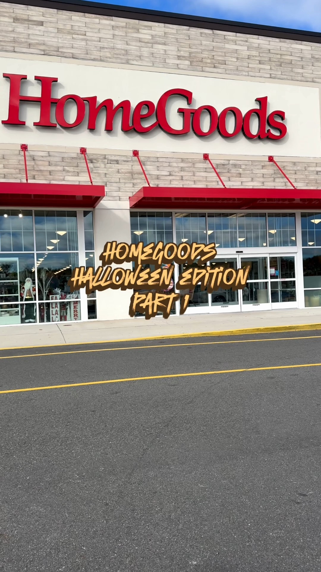 Halloween decor from Homegoods