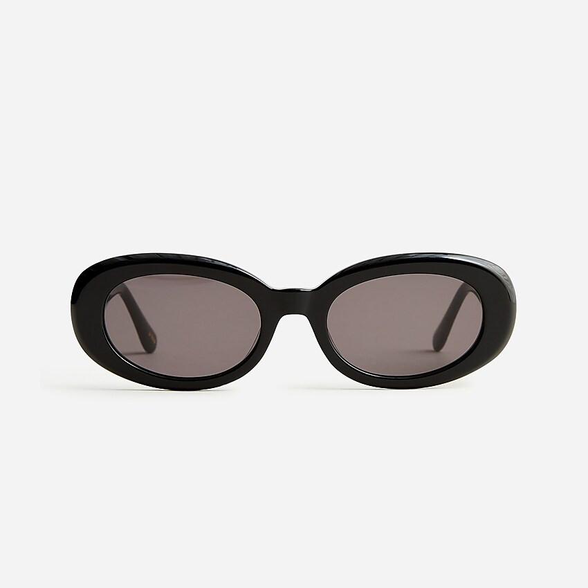 Slim oval sunglasses | J. Crew US