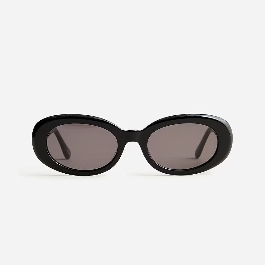 Slim oval sunglasses | J.Crew US