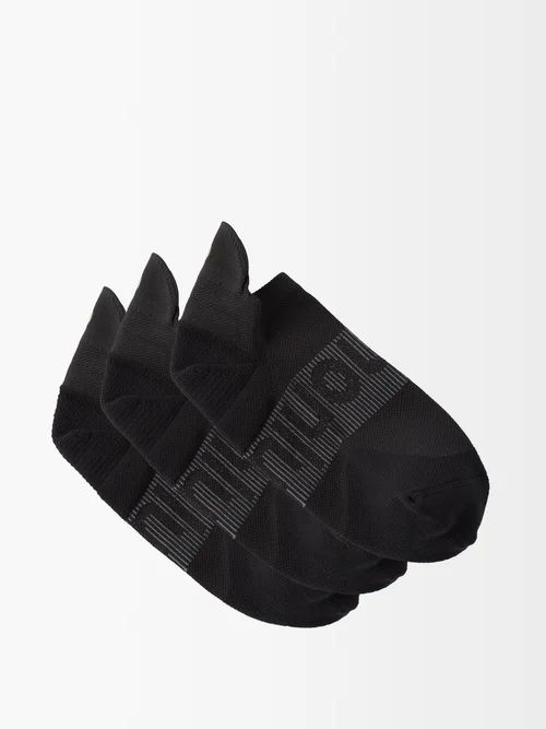 Lululemon - Pack Of Three Power Stride Tab Socks - Mens - Black | Matches (US)