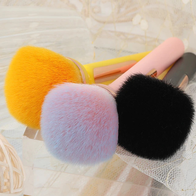 Nail Art Dust Brush Plastic Handle Uv Gel Extension Nail Dust Remove Clean Tool Liner Manicure Be... | AliExpress (US)