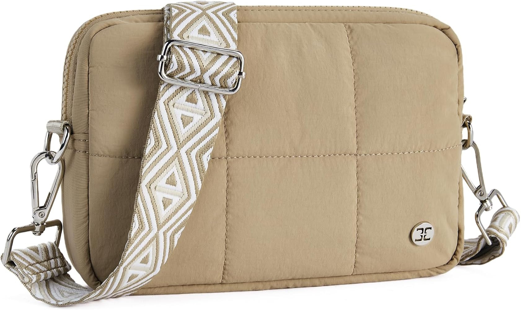 Telena Crossbody Bags for Women Crossbody Purse with Guitar Strap Lightweight Puffer Shoulder Bag... | Amazon (US)