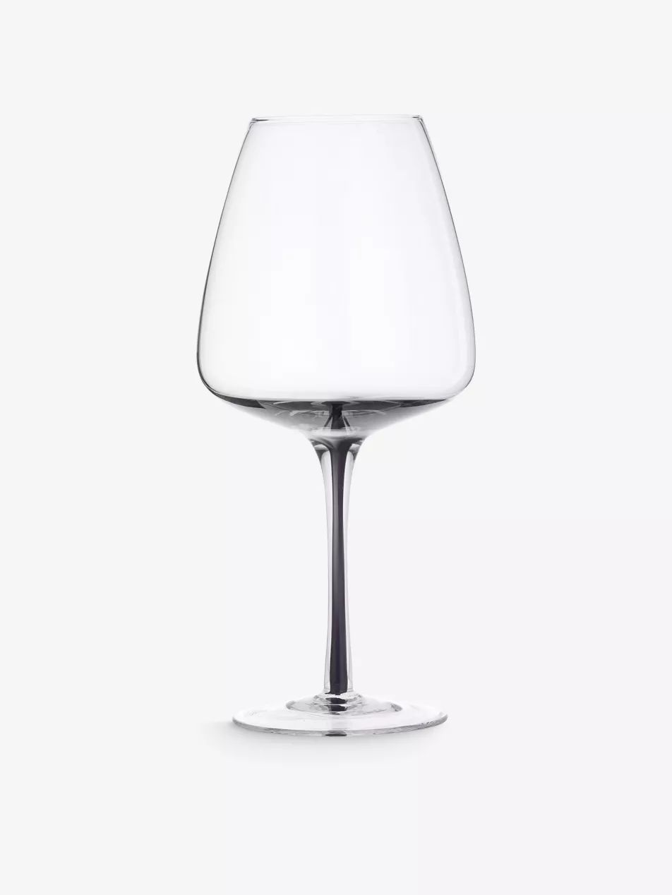 Smoke red wine glass | Selfridges