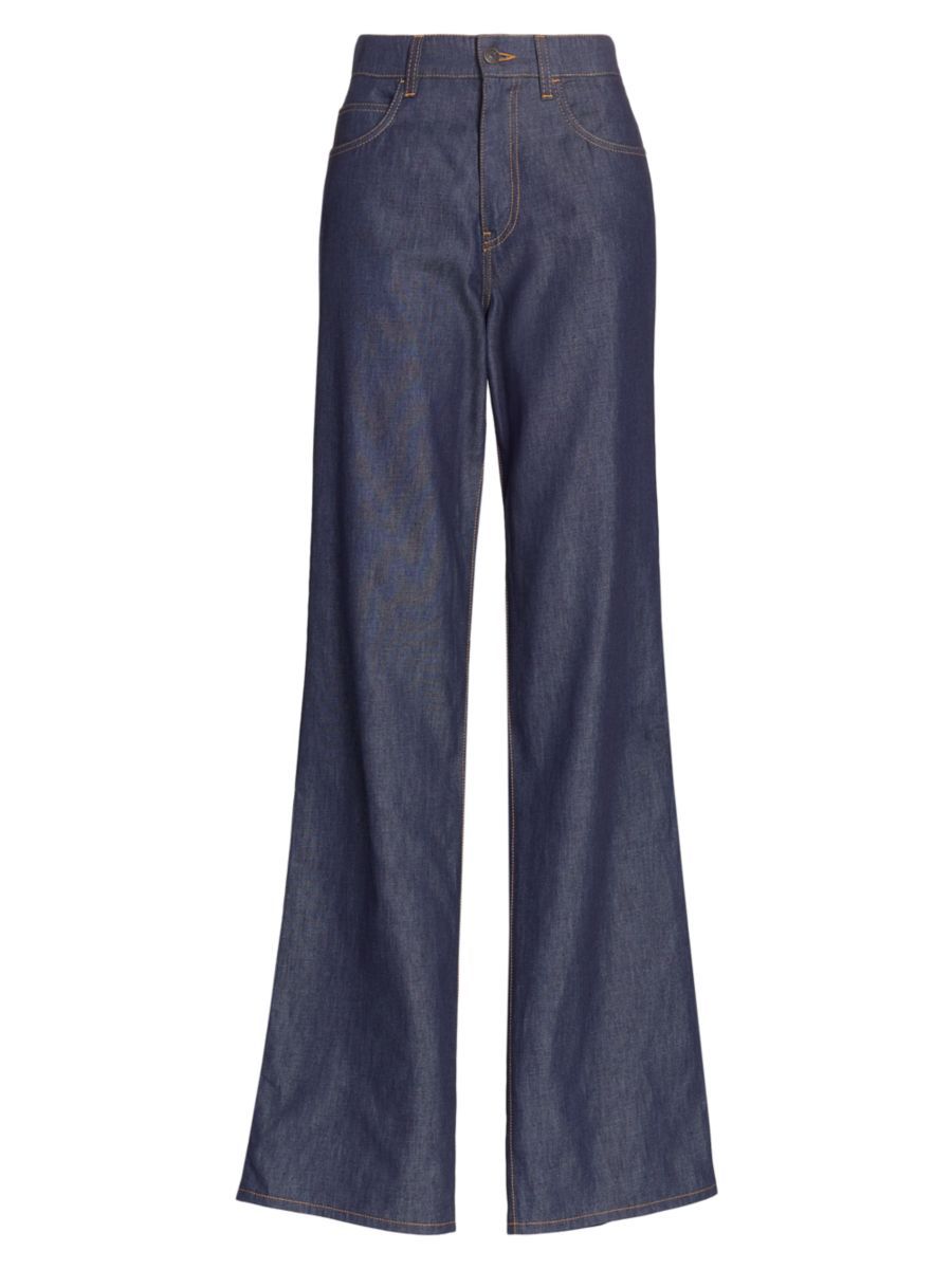 Montes High-Rise Wide-Leg Jeans | Saks Fifth Avenue
