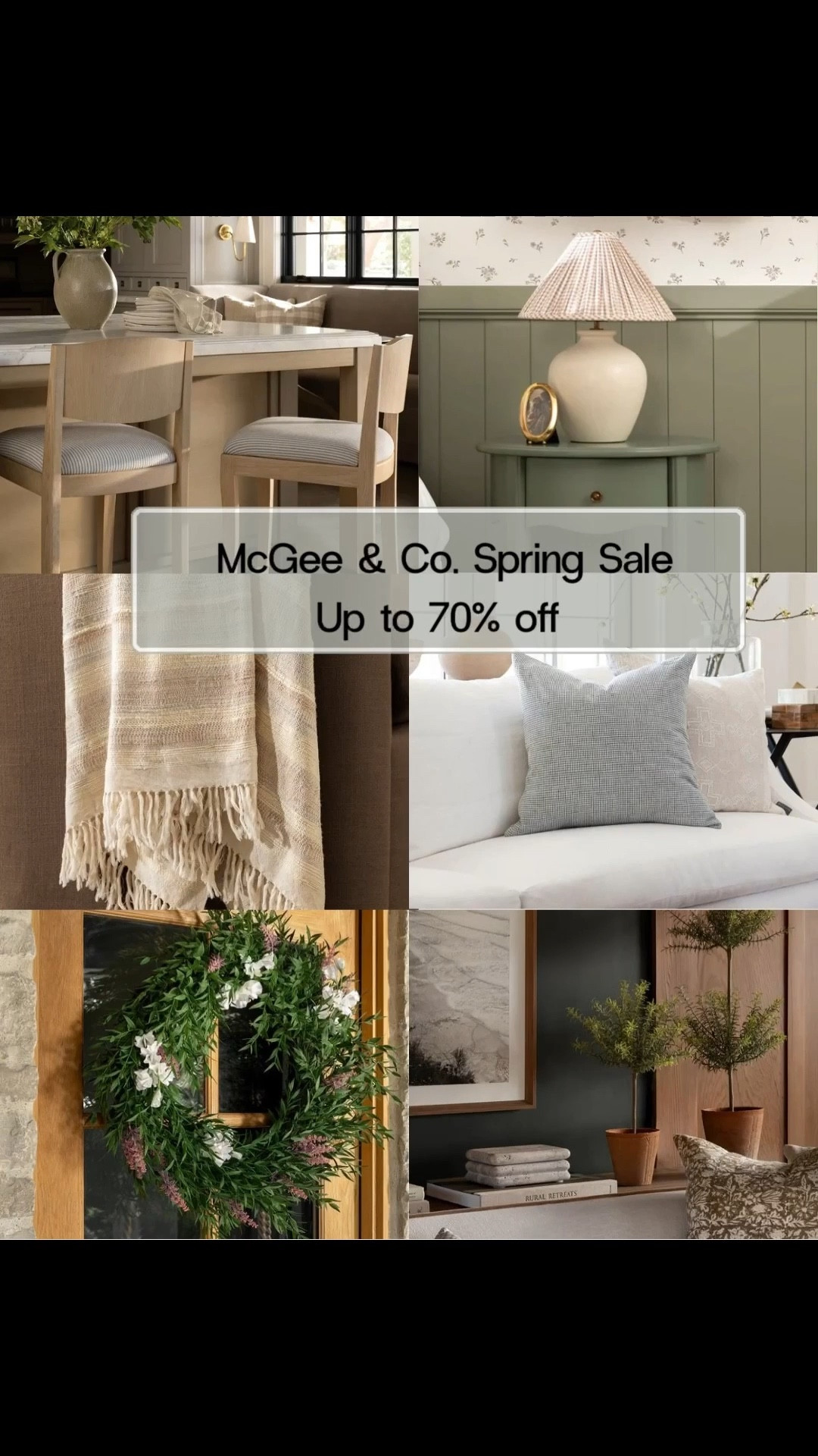The McGee & Co. spring savings event is happening right now and so many beautiful neutral home decor pieces are up to 70% off. I rounded up some of my favorite McGee & Co finds including pillows, table lamps, wreaths, throws, and timeless decor that work perfectly for spring styling and year round neutral homes. If you love the Studio McGee aesthetic this is one of the best times to shop because these pieces rarely go on sale. Tap through to see my favorite McGee & Co sale finds before the best items sell out.

#LTKHome #LTKSaleAlert