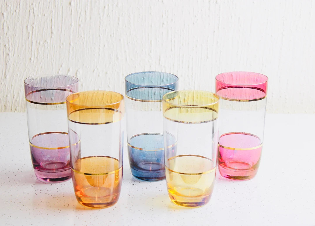 Jewel Toned Tumblers/ Set of Five - Etsy | Etsy (US)