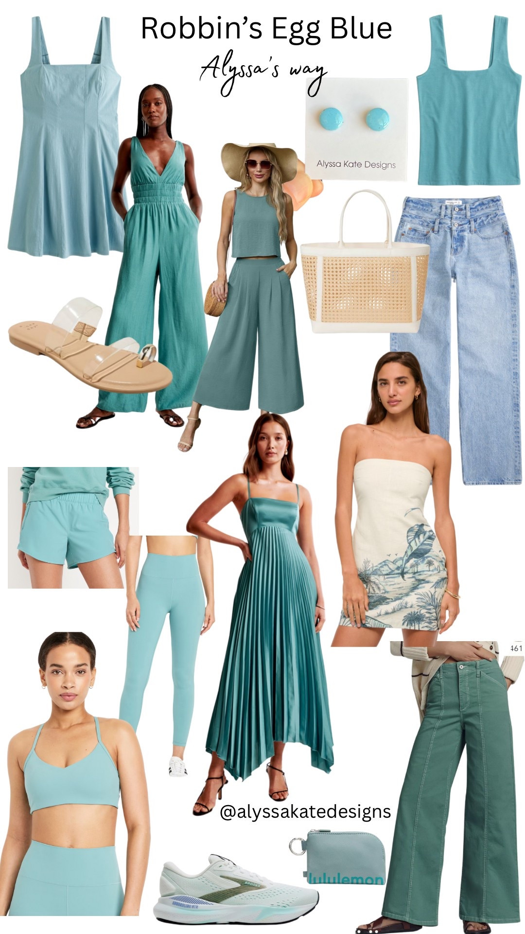 The perfect pairings for AKD’s speckled Robbins Egg Blue studs 

#LTKActive #LTKSeasonal #LTKStyleTip