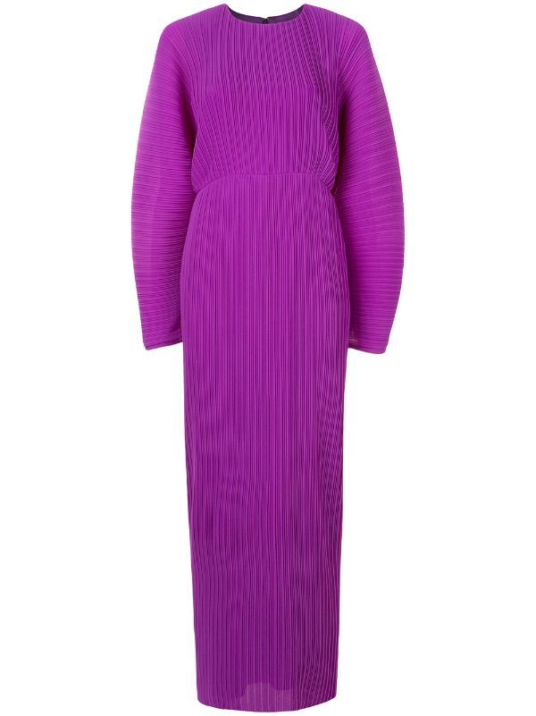 Maribelle pleated maxi dress | Farfetch (US)