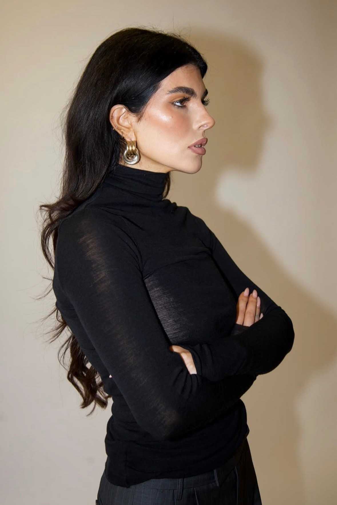 29 🎂

Black turtle neck, semi sheer black Longsleeve turtleneck, heaven mayhem earrings, statement earrings, staple statement earrings 

#LTKootd #LTKWorkwear