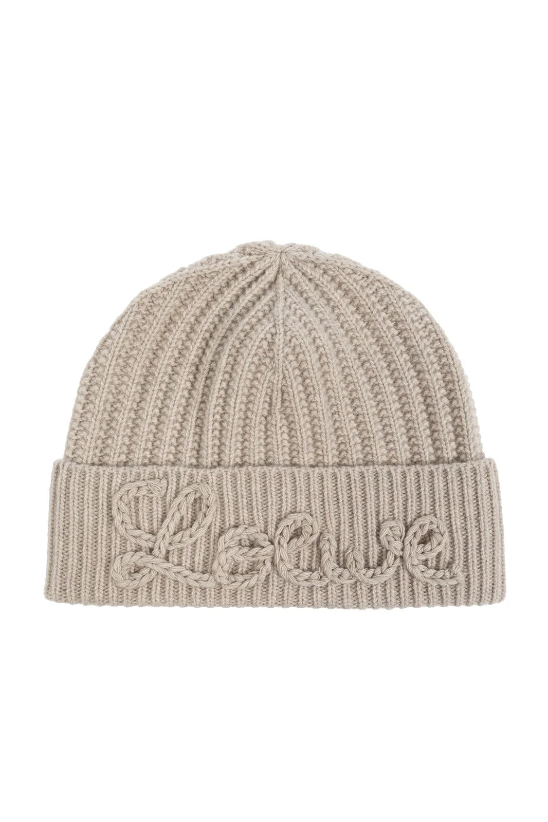 Loewe Logo-Embroidered Turn-Up Hem Beanie | Cettire Global