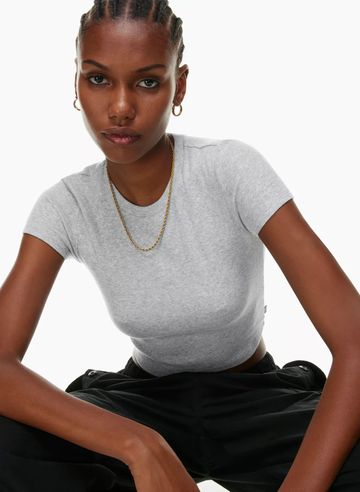 HOMESTRETCH™ CREW WAIST T-SHIRT | Aritzia