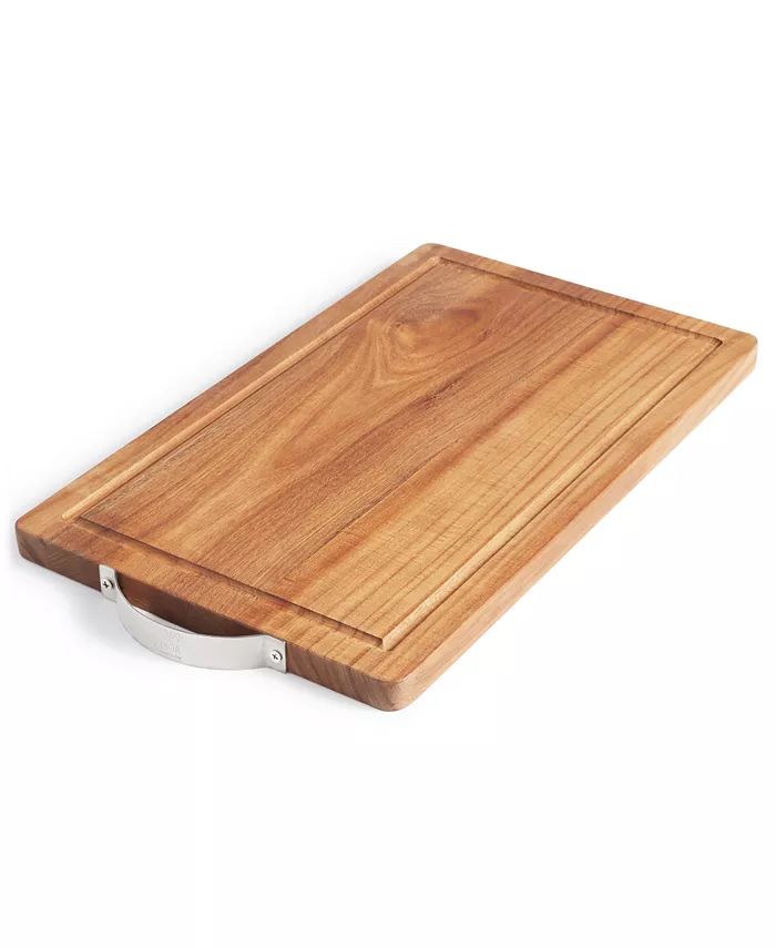 Martha Stewart Collection Wood Cutting Board with Stainless Steel Handle, Created for Macy's & Re... | Macys (US)