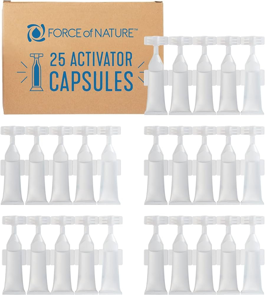 Force of Nature Activator Capsules - Concentrate Refill for Eco-Friendly, All-Purpose Disinfectan... | Amazon (US)