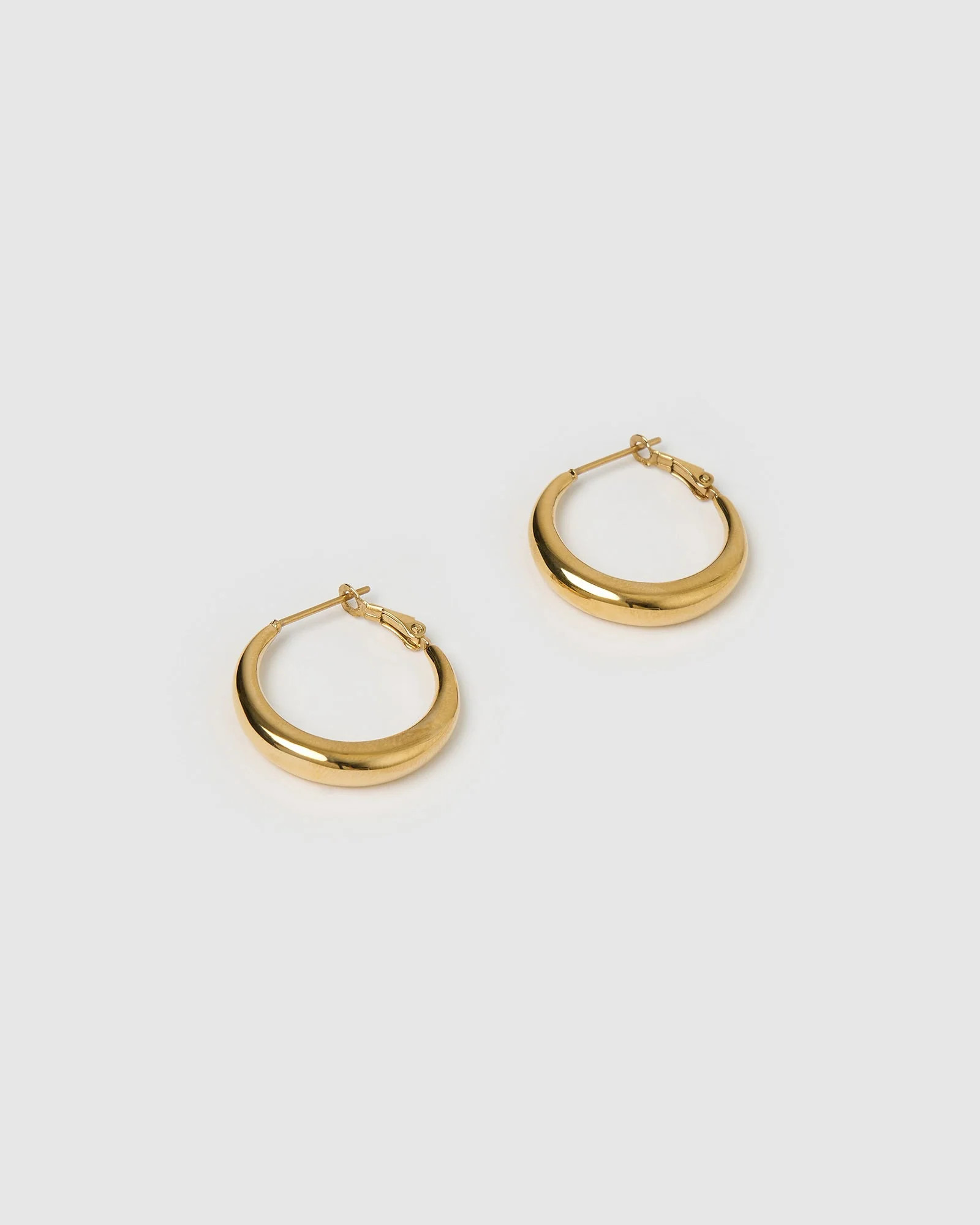 Riley Gold Hoop Earrings - Small | Arms Of Eve