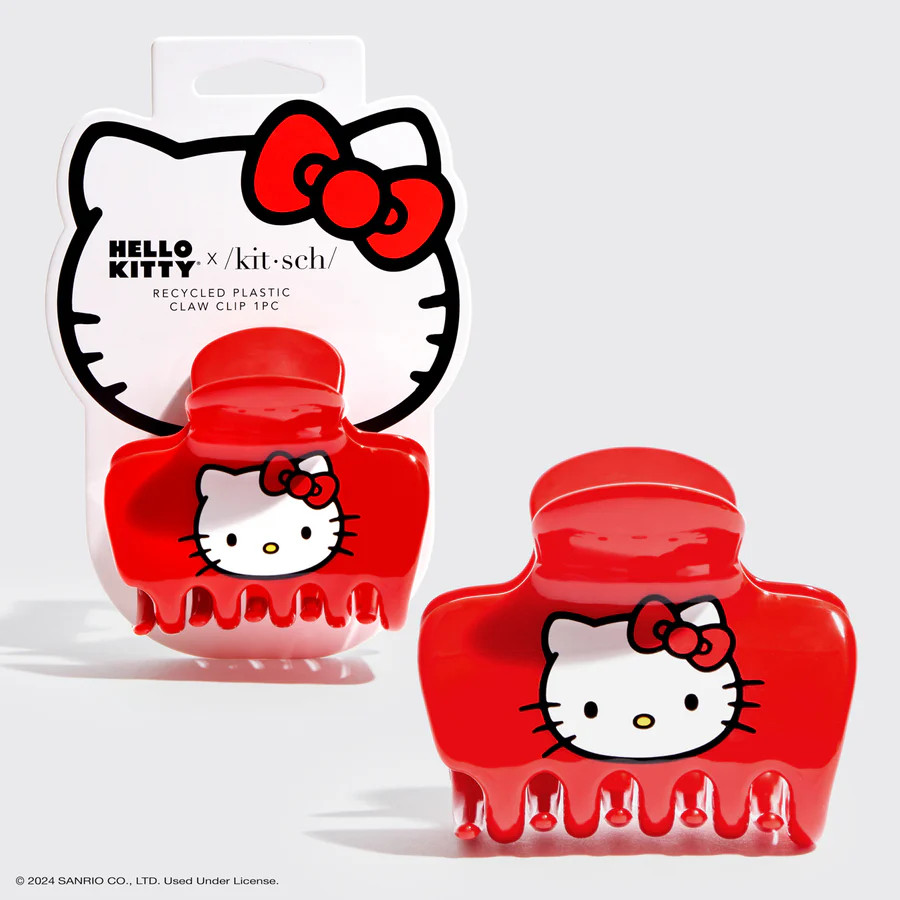 Hello Kitty x Kitsch Recycled Plastic Claw Clip - Kitty Face | Kitsch