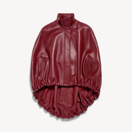 Women's Short Cape in Burgundy | Balenciaga CA