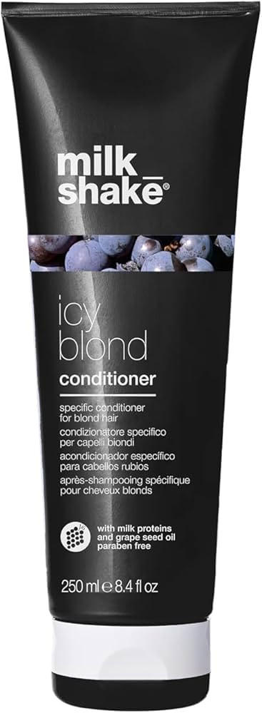 milk_shake icy blond conditioner | award winning toning conditioner with black pigment to neutral... | Amazon (US)
