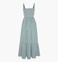 The Anjuli Nap Dress - Green Stripe | Hill House Home US