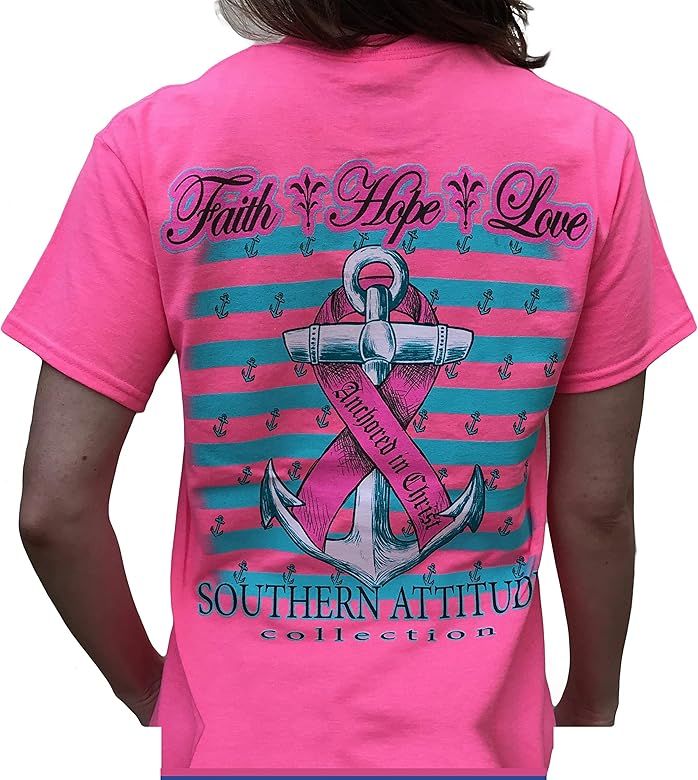 Hope Breast Cancer Awareness Pink Short Sleeve Shirt | Amazon (US)