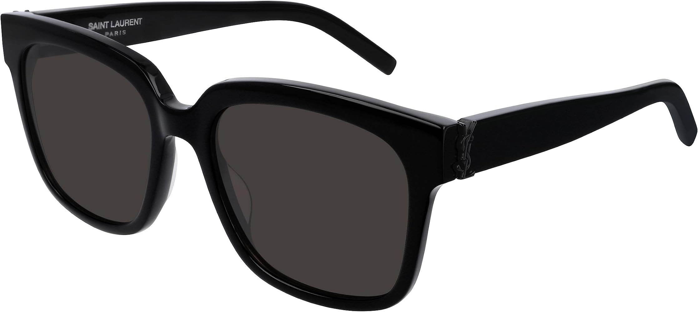 SAINT LAURENT SL M40 Black/Dark Grey 54/18/140 women Sunglasses | Amazon (US)