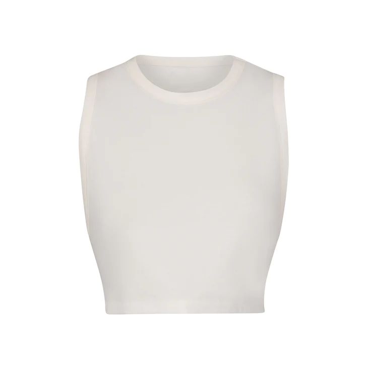 BOYFRIEND CROP TANK | SKIMS (US)