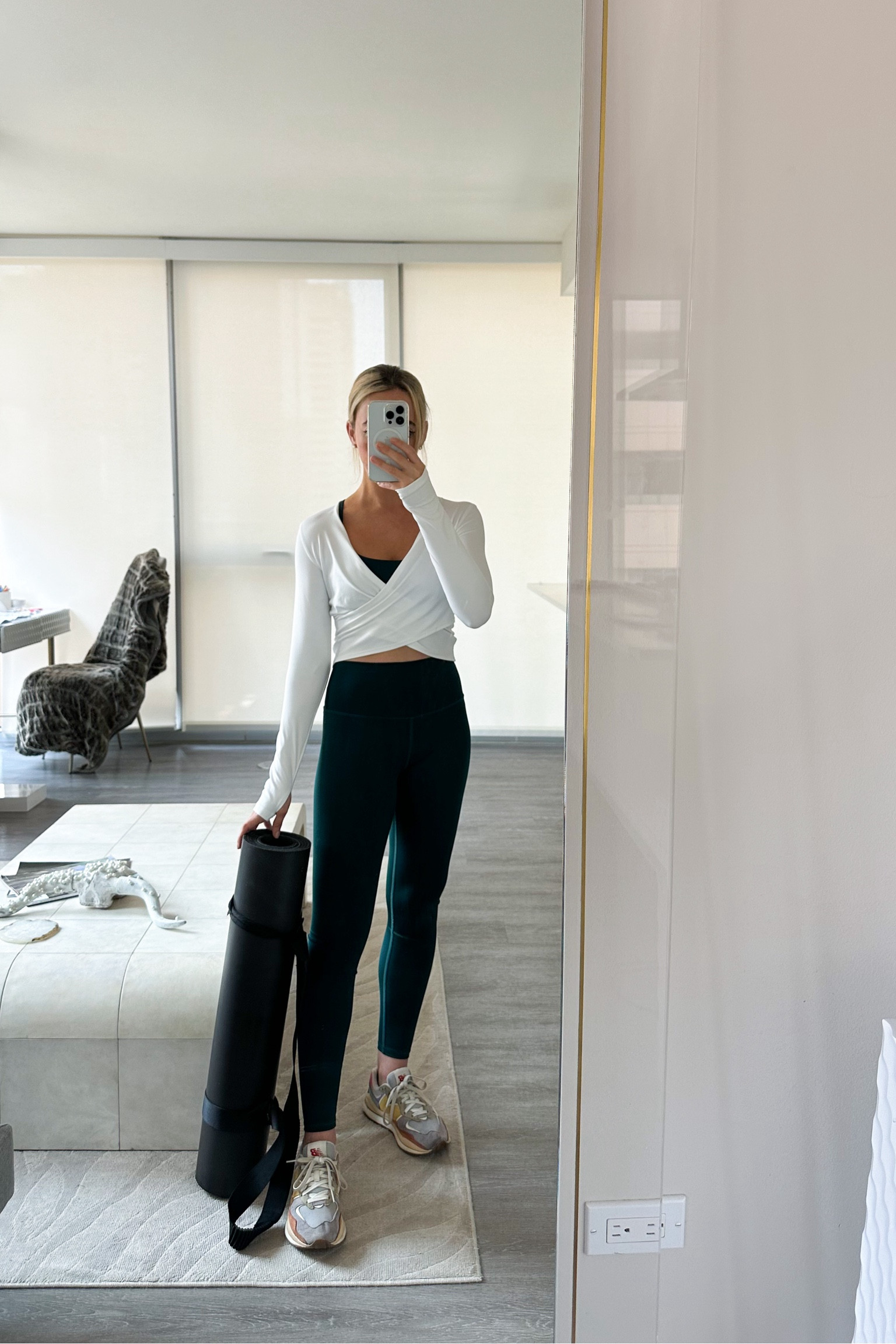 morning yoga class - wearing color midnight green in matching set 


activewear, alo yoga, Amazon workout top, new balance, fitness class, workout outfit, walking outfit, alo yoga leggings, 7/8 airlift leggings  #LTKFitness 

#LTKActive #LTKU