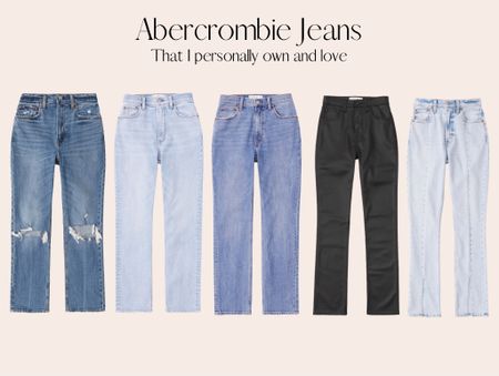 Abercrombie jeans are perfect for my body type. I get the ultra high rise because of my hourglass body shape. I also get my size in the short version because I am 5’3. They are the best jeans I’ve ever found 🤍

#LTKsalealert #LTKstyletip #LTKunder100