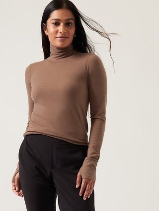 Foresthill Ascent Seamless Turtleneck | Athleta