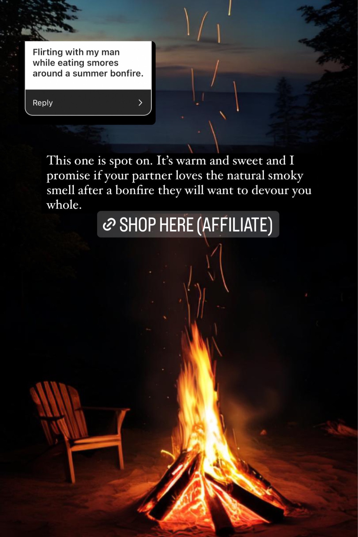 Want a warm and sweet fragrance like a summer bonfire date? #perfume 

#LTKbeauty