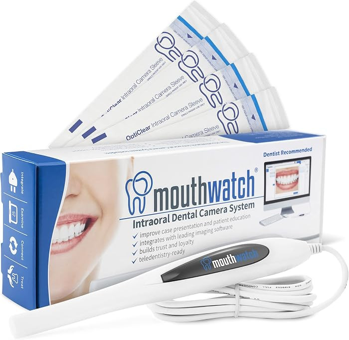Intraoral Camera, Crystal Clear Images with an Easy to Use, Fast, Single Button Operation Dental Camera, Compatible with Over 50 Dental Imaging Suites, Lightweight and Ergonomic, 31 Grams | Amazon (US)